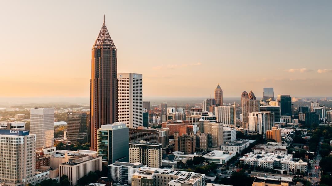 Midtown Atlanta at night